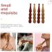 Lurrose 4-Piece Pearl Massage Tab Set | Wooden Foot Roller & Full Body Acupuncture Stick | Premium Face & Body Massage Tools for Relaxation - Buy Online on GoSupps.com