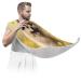 Dog Flower Butterfly Beard Bib Apron Beard Hair Catcher for Men Shaving Fathers Day Anniversary Christmas Gifts for Dad Husband Beard Bib with 2 Suction Cups