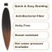 Antiensed Braid Hair Extensions - Easy Braid Synthetic Fiber Itch-Free 6 Packs 50cm Yaki Texture (1B/30#) - International Shipping Available - Buy Online on GoSupps.com