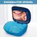 LdawyDE Denture Box Retainer Case Protable Retainer Box Mouth Guard Aligner Case Braces Boxs with Mirror Removal Tool Chewies Blue - Buy Online on GoSupps.com