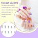dijiusidy 500 Pieces Nails Manicure Square False French Ballet Ballerina Beauty Tools Extensions Decorations Accessories Gifts natural color - Buy Online on GoSupps.com