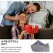 Rubber Hot Water Bottle with Plush Cover and Belt | Pain Relief for Neck, Shoulder, Back, and Waist - Buy Online on GoSupps.com
