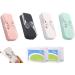 Portable dental floss donor refillable dental floss portable shell dental floss pleils automatic dental organizer travel tooth flap for families hotel travel (mixed 4 pieces)