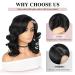 Fancy Short Body Wavy Wig for Black Women - Shoulder Length Synthetic Bob Wavy Wig (Natural Black, 14 Inch) - Buy Online on GoSupps.com