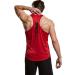 TSLA Men's 3 Pack Y-Back Muscle Tank Tops - Dry Fit Athletic Gym Shirts (Black/ Red/ Neon Green, Large) - Buy Online on GoSupps.com
