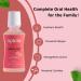 Spicta Mouthwash Peach Mint | Powered by Fitkari (Alum) | Fluoride Free | Alcohol Free | SLS & Paraben Free | Freshens Breath Prevents Plaque (250 ml) - Buy Online on GoSupps.com