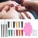 Nail Art Palette Kit - 4PCS Brush Pen for Easy Drawing | Exquisite Craftsmanship for Home and Beauty Salons - International Shipping Available - Buy Online on GoSupps.com