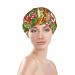 Merry Christmas Printed Shower Cap - Waterproof Bath Cap for Women - Fits All Head Sizes and Hair Textures - Buy Online on GoSupps.com