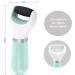 Brookstone Electric Foot Callus Remover with Diamond Micro-Mineral Roller Head for Dry Feet & Cracked Heels | Pedicure Tools for At-Home Foot Repair - Seafoam - Buy Online on GoSupps.com