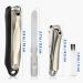 Beavorty Nail Clippers Toenail Clippers Kits Stainless Steel Fingernail and Toenail Clipper Cutters Nail Cutters Sets with Nail File and Cleaning Brush for Seniors Aducts Baby - Buy Online on GoSupps.com