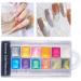Nail Shiimmer Powder Manicure Solid Pearlescent Pigment Nail Art Dyeing Powder 12Colors - Buy Online on GoSupps.com
