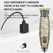Professional Hair Clippers for Men | Cordless Rechargeable T-Blade Electric Trimmer with Retro Relief Pattern - Buy Online on GoSupps.com