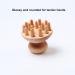 Wood Mushroom Massager - Exquisite Portable Wooden Therapy Device for Head Waist Stomach & Thighs | Durable & Versatile Massage Tool - Buy Online on GoSupps.com