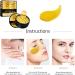 Eye care mask 24K gold cup eye mask and 30 pairs of collagen gel eye pads are used for eye edema dark circles dry lines and fine lines helping to moisturize and soothe eyes and protect skin - Buy Online on GoSupps.com