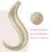 Salife 10Pcs Tape In Extensions | Real Hair Ashblond & Platinblond Highlights | Invisible Smooth 30cm 20g #17a/60a - Buy Online on GoSupps.com