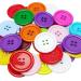 Chenkou Craft Mix Color Plastic Resin Circle Big Button 4 Holes DIY Craft Sewing 30mm 40pcs(Mix, 1 1/4"(30mm)) Mix 1 1/4"(30mm)