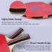 Vbest Life Table Tennis Racket Set - 2pcs 7 Layers Wood Ping Pong Paddles with Balls Carrying Case for Shake-Hand Grip Players - Buy Online on GoSupps.com