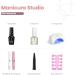 Beetles Gel Nail Polish Starter Kit - 6 Colors Gray Nude Pink Set with 48W Nail Lamp - Base Top Coat Included - Christmas Nail Art DIY Manicure - Buy Online on GoSupps.com