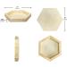 6 Pack 6'' x 7'' Unfinished Wooden Hexagon Painting Panels for Crafts - Blank Wood Canvas Panels for Pouring Art - Buy Online on GoSupps.com