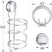 Hair Dryer Holder with Powerful Vacuum Suction Cup - Spiral-Shaped Hair Dryer Rack - Buy Online on GoSupps.com