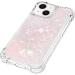 Tivenfezk Glitter Drive Sand Shell for iPhone 15 - Shockproof TPU Bumper Liquid Quicksand Case with Pink Stars - Transparent Mobile Phone Cover - Buy Online on GoSupps.com