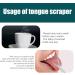 Iun's Rustproof Metal Tongue Cleaner - Refreshing Scraper for Bad Breath - One Size Massage Device - Buy Online on GoSupps.com