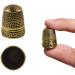 Sewing Thimble Set - Stainless Steel Tailor Finger Protectors | Quilting Craft Accessories - Buy Online on GoSupps.com