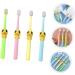 Beaupretty 4-Piece Cartoon Baby Toothbrush Set | Soft Bristles for Kids & Toddlers | Manual Travel Toothbrush for Sensitive Teeth - Buy Online on GoSupps.com
