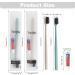 Pack of 50 Disposable Toothbrushes with Toothpaste, Individually Wrapped Travel Kit for Adults & Kids - Ideal for Hotels, Nursing Homes & Charity - Apricot + Green - Buy Online on GoSupps.com