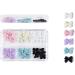 30 3D Nail Art Decorations 3D Bows Nail Colorful Bowknot Nail Accessories For Nail Art Designs Crafting Bows Nail - Buy Online on GoSupps.com