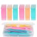 30 Pieces Eyebrow Razors Shaper Shavers Trimmers for Women and Men Face Hair Removers with Box Package 3 Colors
