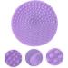 Angoily Makeup Brush Cleaner Solution Silicone Makeup Cleaning Brush Scrubber Round Brush Makeup Sponge Portable Brush Sponges Makeup Brush Scrubber Make up Face Brush Purple - Buy Online on GoSupps.com