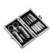 Nail Clipper Kit Nail Care Tools Pedicure with Finger Nail Cutter Clipper File Scissor for Seniors Men Women (Color : Silver B)