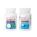 GeriCare Stool Softener Docusate Sodium 100 mg & Chewable Extra Strength Gas Relief Simethicone 125 mg Gentle Constipation Relief and Fast Gas Bloating & Pressure Relief Bundle Digestive Health