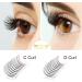 5D-D-0.07-14mm Short Stem Premade Fans Eyelash Extensions - Russian Volume Lashes - 14mm 5D-D-0.07 - Buy Online on GoSupps.com