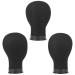 Lucicass 22 Canvas Block Head Wig Head with Stand - 22 Inch Black Mannequin Head for Wig Making and Display - Buy Online on GoSupps.com