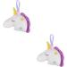 FOMIYES 2pcs Unicorn Bath Exfoliating Shower Ball - Kids Playset Bath Loofah & Body Scrubber Mesh Sponge - Buy Online on GoSupps.com