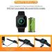 Wafa Fitness Tracker: Heart Rate & Blood Pressure Monitor, Waterproof Sports Smart Watch - Bluetooth Bracelet for Kids, Women, and Men in Black - Buy Online on GoSupps.com