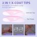 Buy Bartbox Almond Soft Gel Nail Tips | Extra Short Full Cover Pink Press-On Nails for Extensions | Best Quality Gel N gel - Buy Online on GoSupps.com