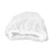 100PCS 24.8inch Unisex White Disposable Non-woven Bouffant Caps Hair Head Cover Net With Elastic Edge Mesh For Spray Salon Facilities Home Baking Visitors Food Service Labs Hospital