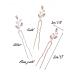 Fxmimior 3 PCS Bridal Vintage Crystal Hair Pins - Wedding Party Hair Accessories (Silver) - Buy Online on GoSupps.com