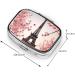 Paris Eiffel Tower Flowers Printed Square Pill Box | Portable Travel Medicine Organizer - Buy Online on GoSupps.com