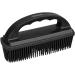 Vitazoo clothing brush to remove animal hair - carpet brush Auto brush upholstery brush for animal hair removal - soft textile brush for cats and dog hair - black black 1x