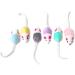 Chiwava 36-Piece Interactive Cat Toy Set - Colorful 11.5 cm Mice Rattles for Kittens | Perfect for Playtime & Engagement - Buy Online on GoSupps.com