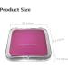 Snowflakes Mini Makeup Mirror with 10x Magnification - Handheld Compact Cosmetic Mirror for Travel and Purses (Purple) - Buy Online on GoSupps.com