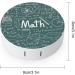 Math Formula Doodle Round Case For Contact Lens Kit Storage Box with Mirror Printed - Buy Online on GoSupps.com