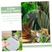 TEHAUX 80 Pcs Acrylic Round Sheet Cake Pan Clear Ornaments Circle Acrylic Blanks Multifunction Pallet - Buy Online on GoSupps.com