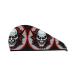 Red and black Evil ghost dry hair cap girls soft super absorbent elastic wrap wet hair long thick hair quick dry cap women's cap