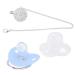 Luxurious Rhinestone Crown Baby Pacifier - Soft Silicone & Chain Clip for 6-18 Months - Blue M - Buy Online on GoSupps.com