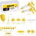 Bleeder Hydraulic Disc Brake Bleed Kit Tool - Bicycle Hydraulic Oil Change Kit for Shimano & SRAM - Yellow - Buy Online on GoSupps.com